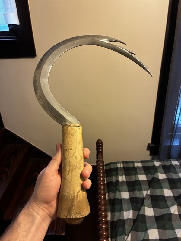 The Order Netflix Screen Used original prop Stunt Sickle