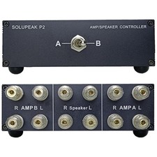 P2 Amp Amplifier Speaker Switcher Selector Box