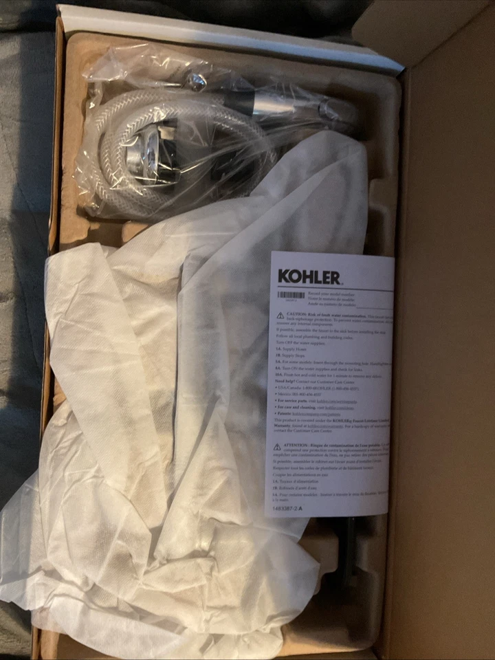 Kohler Jolt K-30616-CP 水龙头带喷雾器品牌镀铬 — 第 4/4 张图片