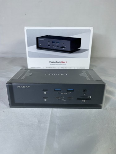 iVANKY FusionDock Max 1 VCD10 Black 40Mbps Data Transfer Laptop Docking Station - 第 10/12 張圖片