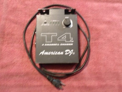 American DJ T4 Chaser 4 Channel Control Console for Stage Lighting Controller