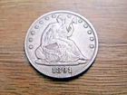1891 P Seated Liberty Half Dollar Details and Sharp Details.