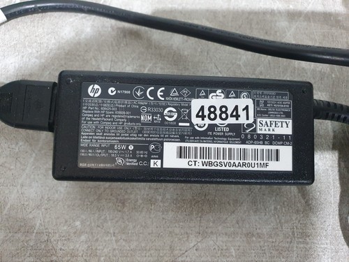HP 608425-003 AC Adapter Netzteil schwarz 18,5 Volt 3,5A für Pavilion Laptops