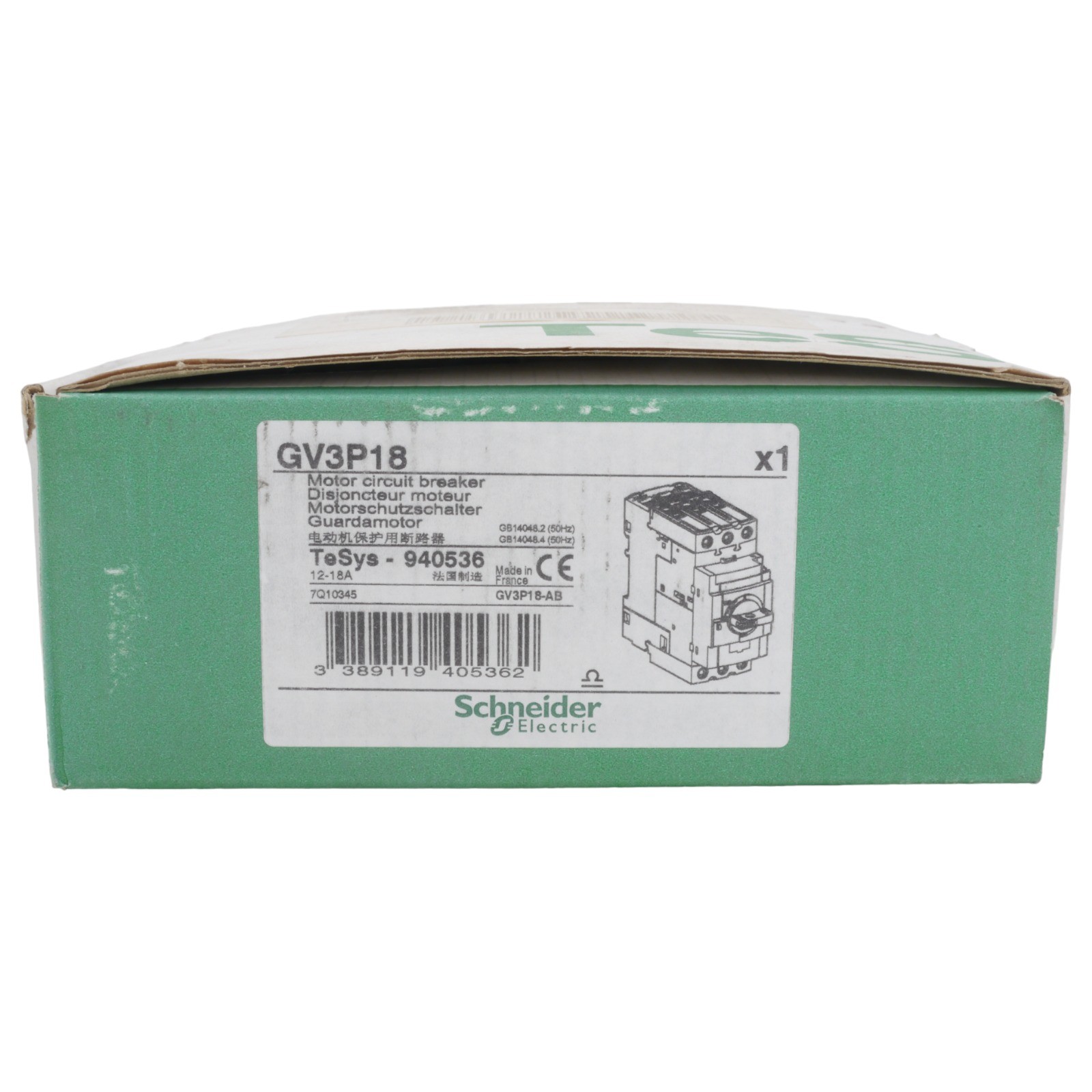 SCHNEIDER ELECTRIC GV3P18 MOTORSCHUTZSCHALTER