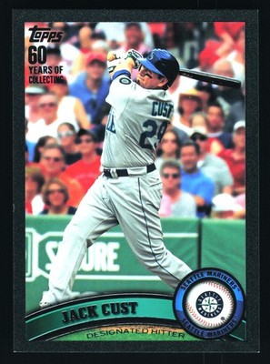 Jack Cust Seattle Mariners 2011 Topps Black #402 SN /60