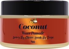 360 Wave Pomade Coconut Hair Butter, Strong Hold Non-Greasy Styling Cream 8oz
