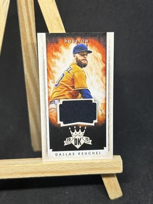 DALLAS KEUCHEL 2015 PANINI DK MINI RELIC /25 BASEBALL CARD #33 - HOUSTON ASTROS - Image 1 of 2