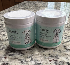 Pawfy Probiotic Soft Chews Digestion Aid Turkey  Bacon, Adult, 2 Jars 60 chews