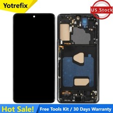 OLED For Samsung Galaxy S21 Plus 5G G996U G996W LCD Touch Screen Assembly Frame