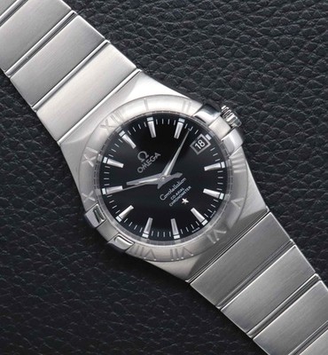 Omega Constellation 123.10.35.20.01.001 Black Dial 2017 Papers - 2 Jahre Garanti
