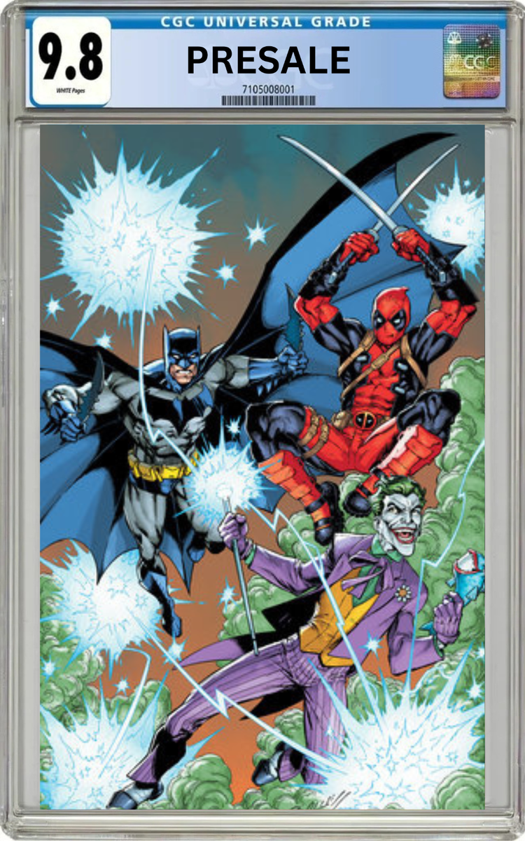 CGC 9.8 Deadpool/Batman #1 2nd Print 1:25 Bagley Virgin PRESALE DC