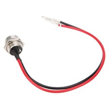 5Pc 3-Pin Inline Charger Connector Round Charging Port W/ Cap For E-ScootER FF