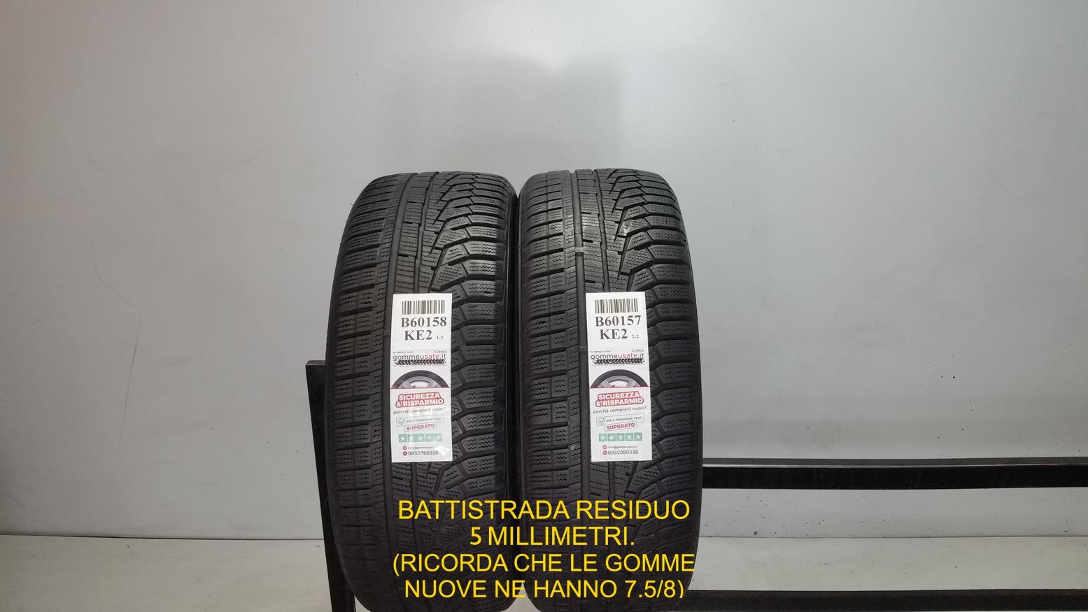 GOMME USATE TERMICHE 215/55R17 98T BRIDGESTONE BLIZZAK WS80 PNEUMATICI B60160