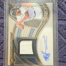 Panini 2021 Select Rookie Jersey Autographs Monte Harrison RC Auto /299 RJA-MH