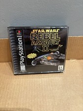 Star Wars: Rebel Assault II 2 PlayStation 1 PS1 COMPLETE Black Label