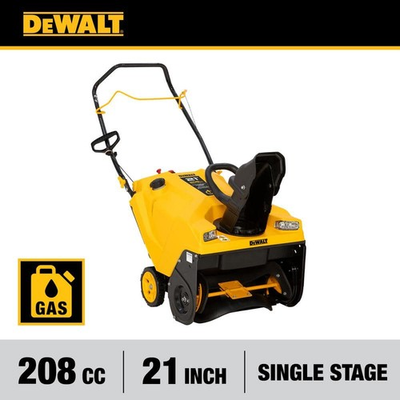 #ad DEWALT 21 in. 208 cc E Gov Electric Start Gas Single Stage Snow Blower $769.99