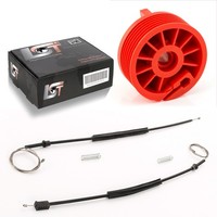 Fensterheber Reparatursatz Set Seilzug Rolle VR FüR Citroen Saxo 4/5-TüRig