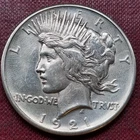 1921 Peace Dollar 1$ AU #98446