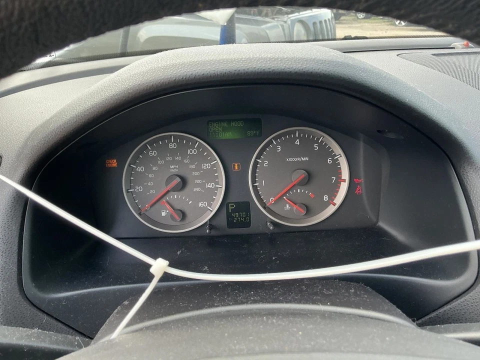 VOLVO S40 Fits 04-11 Passenger Rear Seat Belt Retractor Gray Second Row 845376 Foto 4 de 4