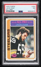 1978 Topps All-Pro Jack Ham #450 PSA 7 HOF 0xy0