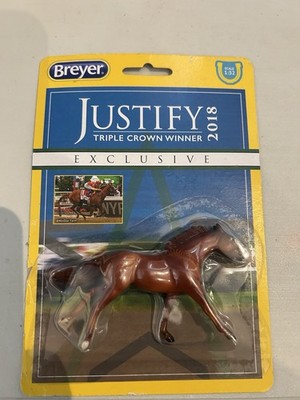 BREYER JUSTIFY 2018 TRIPLE CROWN WINNER EXCLUSIVE HORSE NEW SEALED