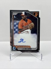2024 Bowman Chrome Luis De Leon 1st Bowman Auto #CPA-LDL Orioles