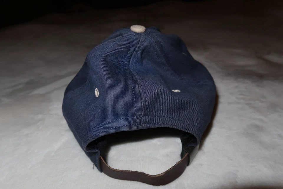 VINTAGE Arnold Palmer Baseball Hat East Course Headwear Tan And Navy Foto 4 de 4