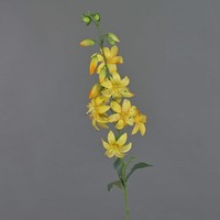 Artplants KüNstliche Blume Tigerlilie Kazuko, Gelb, 95Cm
