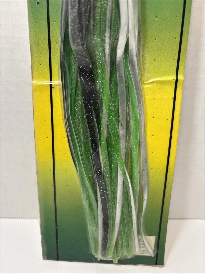 Sevenstrand Tuna Marlin Fishing Lure 11" Vintage Green Black Silver - Image 4 of 4