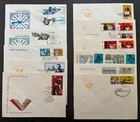 East Germany (DDR) 11x (all different) FDC 1967