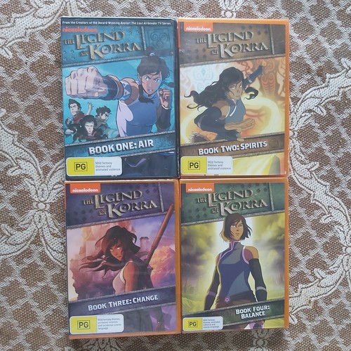 Legend Of Korra - Complete Series : Books 1 - 4 - DVD - Region 4 - New/Sealed - Picture 1 of 9
