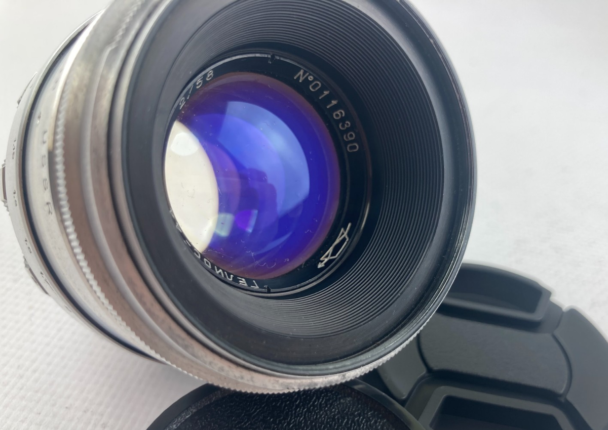 Helios 44 58mm f2 KMZ 13 blades CLA 44-2 Lens Silver DSLR M42