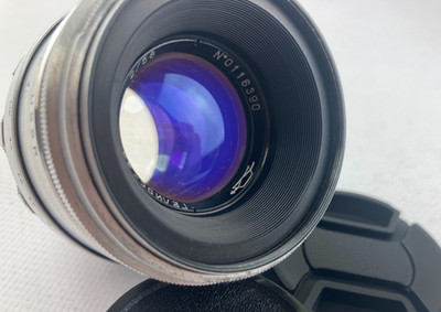 Helios 44 58mm f2 KMZ 13 blades CLA 44-2 Lens Silver DSLR M42