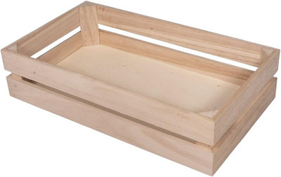 Rayher 62728000 Holzkiste Latten-Optik, 35,5 X 20,3 X 8,4 Cm, Holz FSC Zertifizi