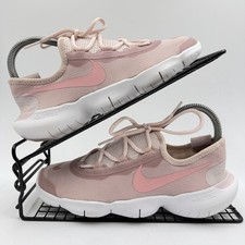 Nike Free Run 5.0 Pink Beige Turnschuhe Größe UK 4 Damen Laufen Fitnessstudio CJ0270-600
