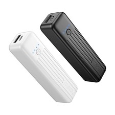 2-Pack Small Portable Charger 5000mAh Power Bank Travel Battery Pack