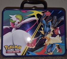 Pokemon Mega Evolution Lucario Gardevoir Lunchbox Empty Tin