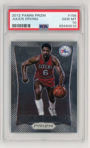 2012 Panini Prizm #156 Julius Erving PSA 10