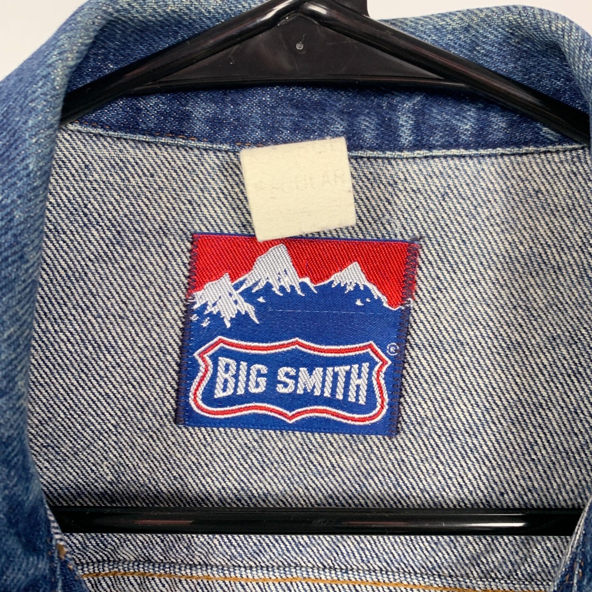 Vintage Big Smith Button Trucker Jean Denim Jacket Large XL Vintage Big Smith Button Trucker Jean Denim Jacket Large XL