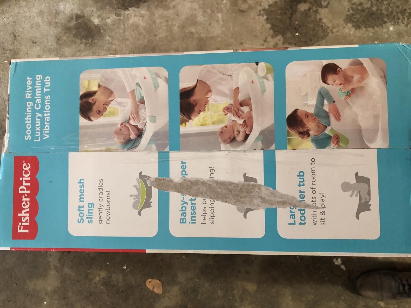 fisher price soothing river tub