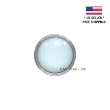 PEARL PIP BLUE LUMINOUS FOR BEZEL INSERT FOR 40MM ROLEX SUBMARINER SILVER