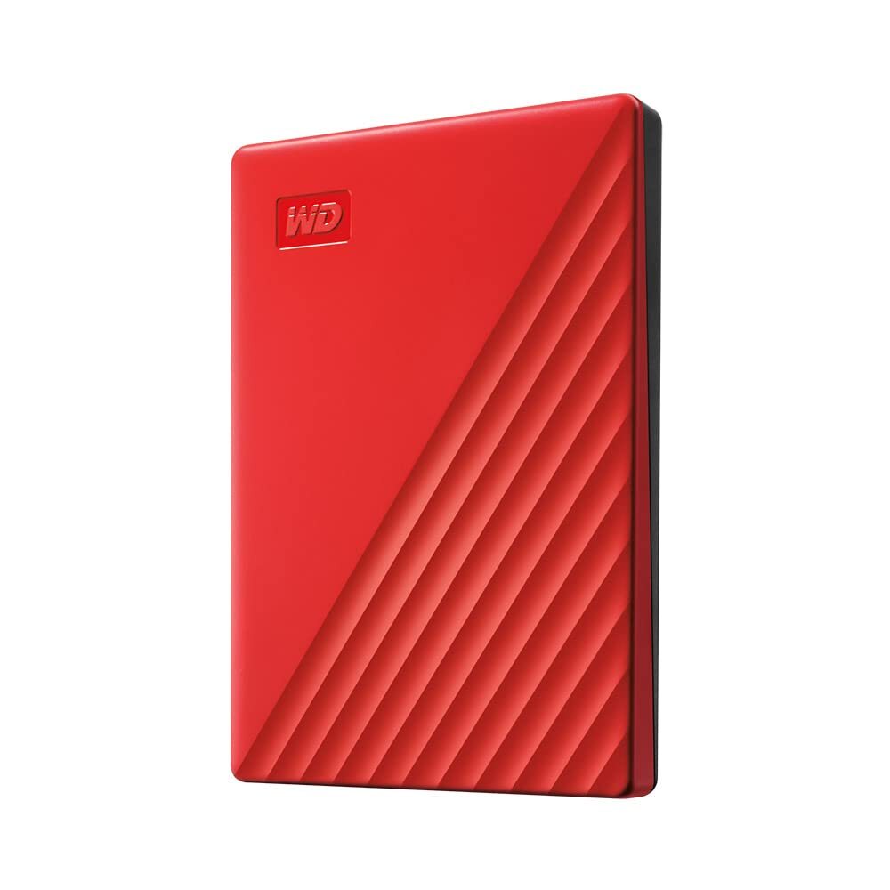 WD 1TB My Passport Portable External Hard Drive Red backup software with defe...