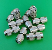  10 PCS TNC Male to TNC Male Coupler Connector - USA Seller