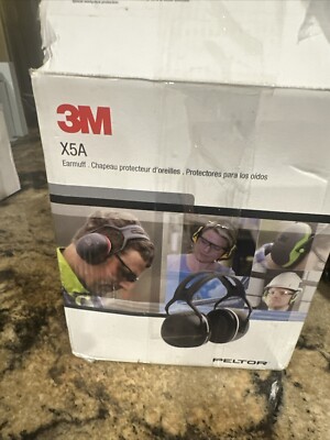 3M Earmuff Headband Peltor X5 31dB NRR 10/CT Black X5A