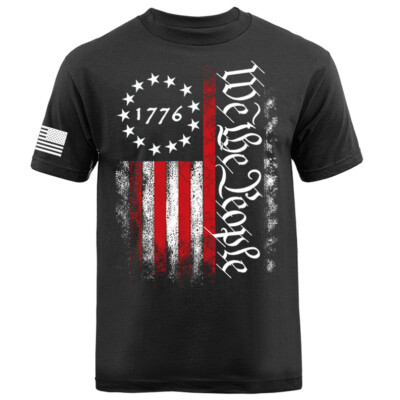 Women's We The People Patriotic T Shirt Made In USA - Foto 8