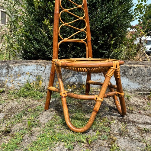 Vintage Bambusstühle | Mid-Century | Designer Pierantonio Bonacina - Bild 11 von 12