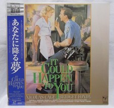 IT COULD HAPPEN TO YOU:Nicolas Cage  -  Japanese original  Vintage  LASER DISC  New
