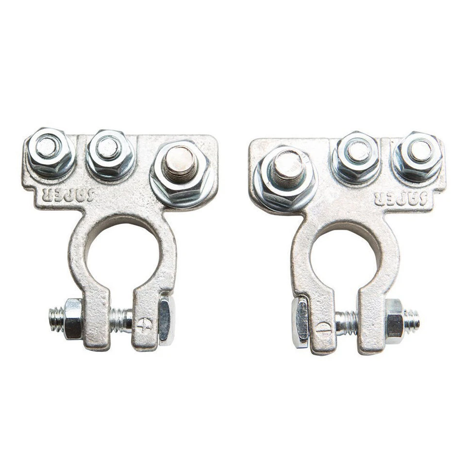 WINNER Autobatterie Polklemmen mit 3 fach Anschluss M6 M8 Schraube Boot Solar