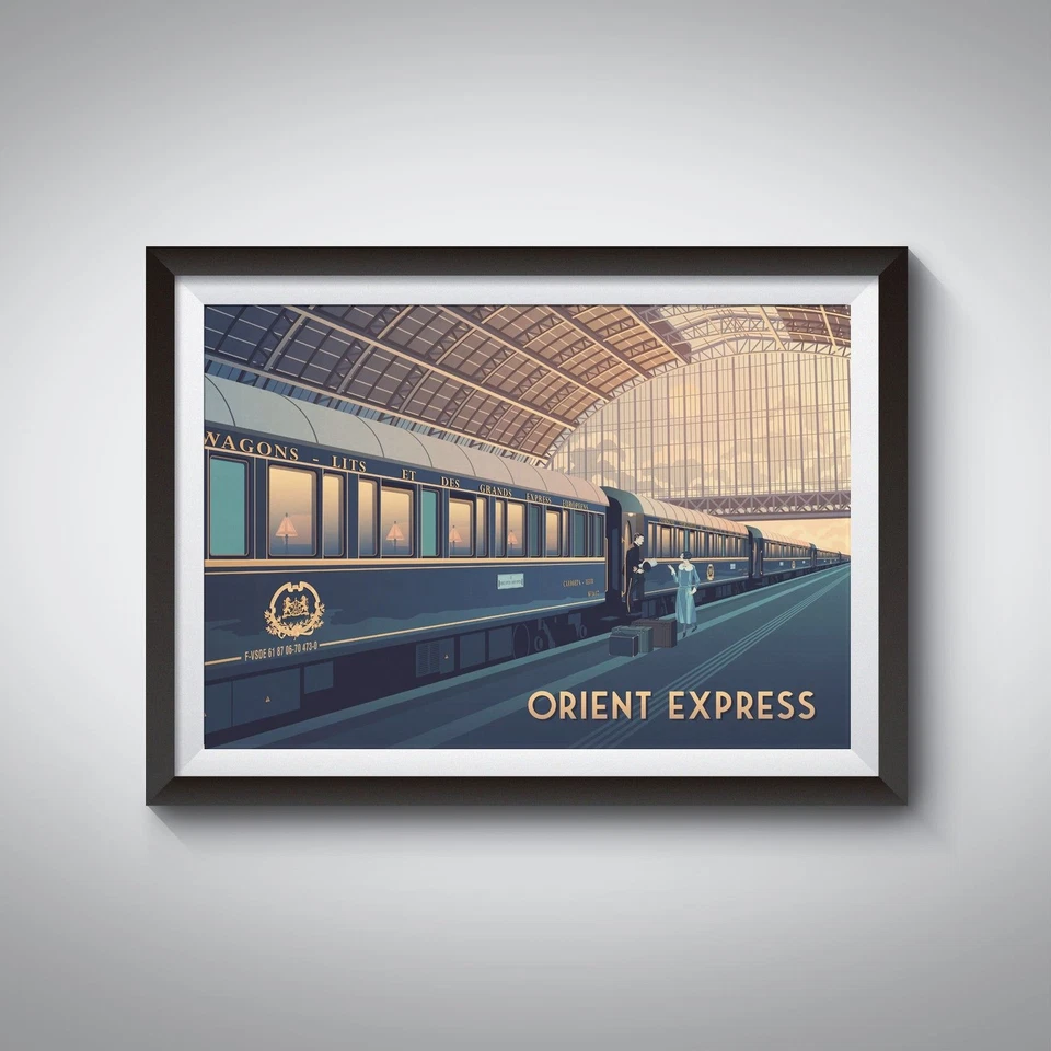 Orient Express Reise Poster - Bucket List Prints