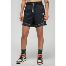 NWT Nike Jordan Women's Essential Diamond Shorts Black DO5041-010 SMALL 65